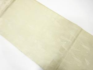 アンティーク　竹笹模様織り出し丸帯（材料）